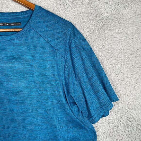 REI Co-op Active Pursuits Short Sleeve Shirt Men's Large Blue Performance - Picture 3 of 10